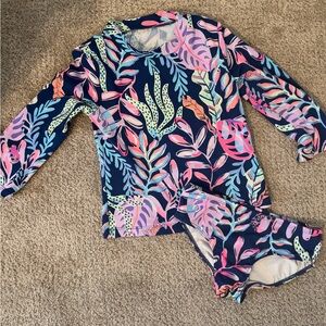 LILLY PULITZER girls size 6 bathing suit! LIKE NEW! Tankini